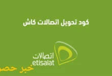 كود تحويل اتصالات كاش 2025