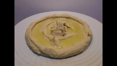 سلطة الحمص بالطحينة