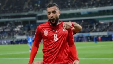 لقاء منتخب عمان ضد البحرين في بطولة كأس الخليج العربي