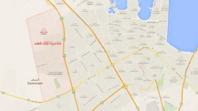 خريطة احياء الدمام