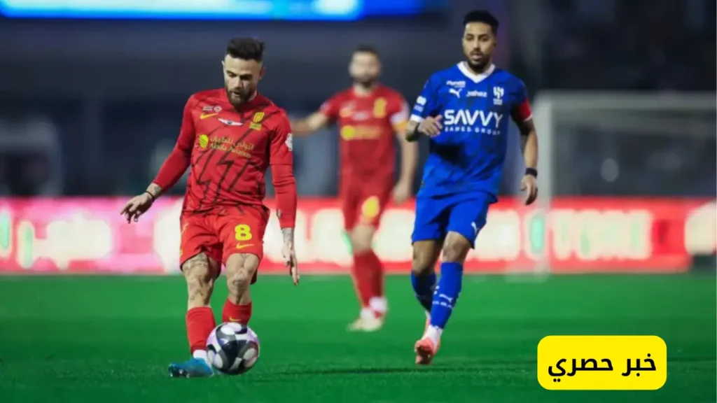 لقاء الهلال والقادسية بدوري روشن السعودي